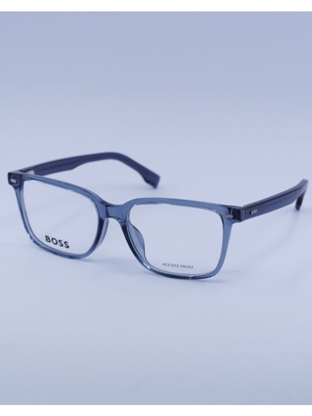 Hugo BOSS 1480/F 0KB7 00 Eyeglasses Grey 55mm Square Frame